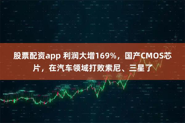 股票配资app 利润大增169%，国产CMOS芯片，在汽车领域打败索尼、三星了